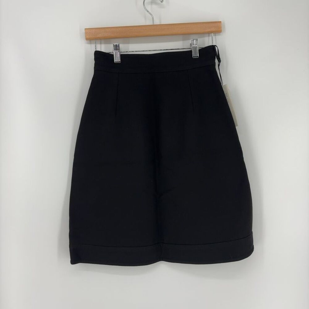 Gucci GG Pearl Logo Button Wrap Skirt - Picture 2 of 3